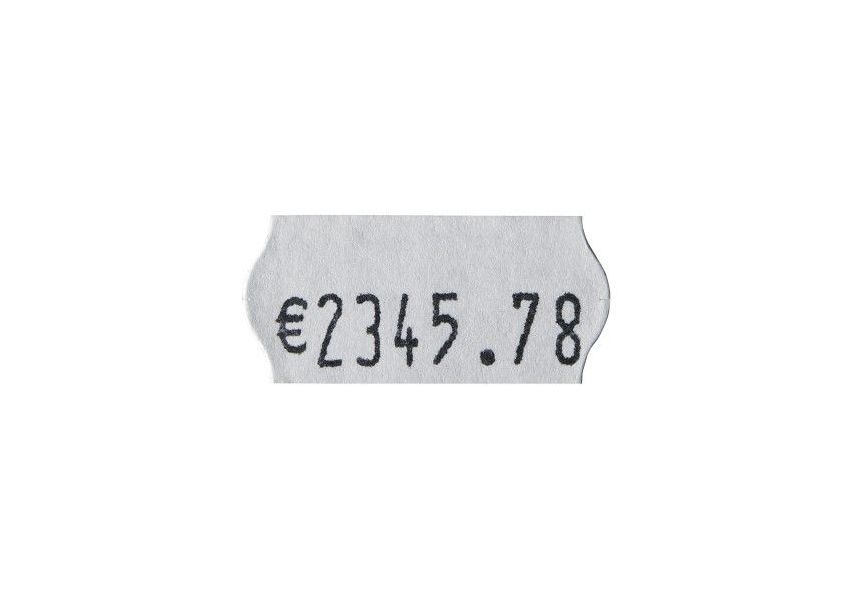 Etikety pre METO etiketovač, 26 x 12 mm, rola 1500 ks