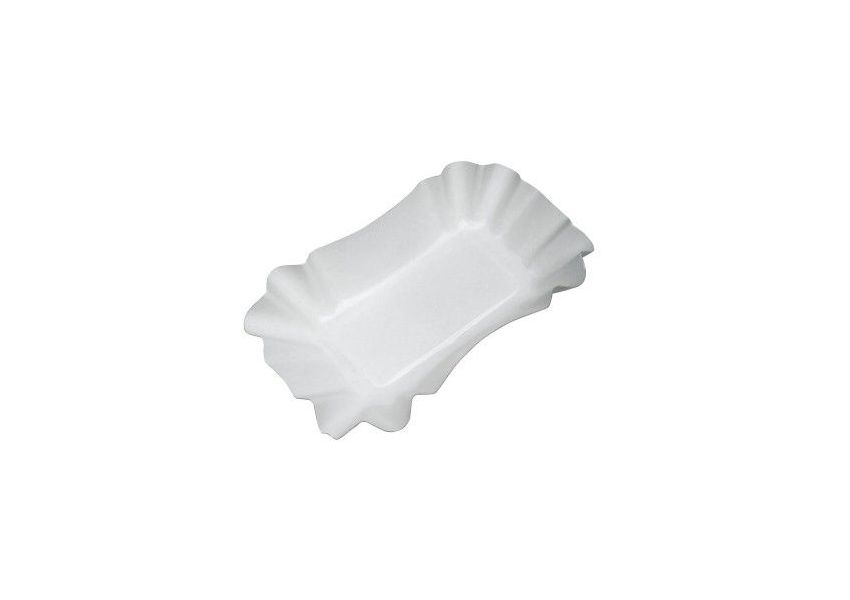Papierová tvarovaná miska, biela, balenie 250 ks