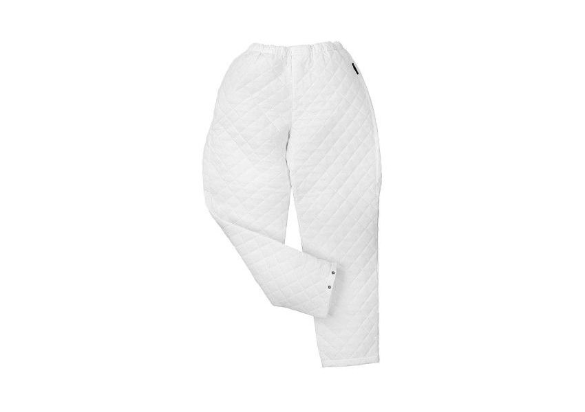 Termo-nohavice Ehlert, prešívané, biele