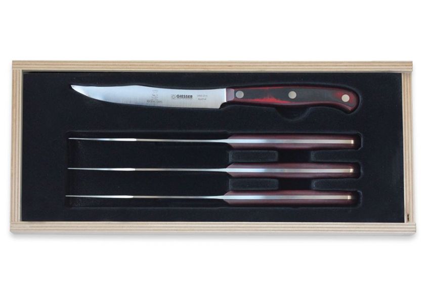 Sada nožov na steak Giesser PremiumCut 12 cm, kolekcia 1950 12-4 rc