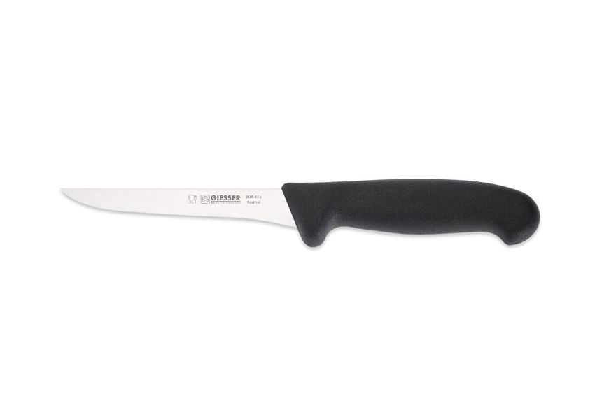 Giesser, vykosťovací nôž v čiernej farbe, pevný, 16 cm, 3105-16