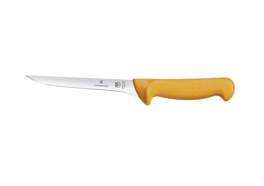 Swibo, vykosťovací nôž v žltej farbe, flexibilný, 13 cm, 5.8409.13