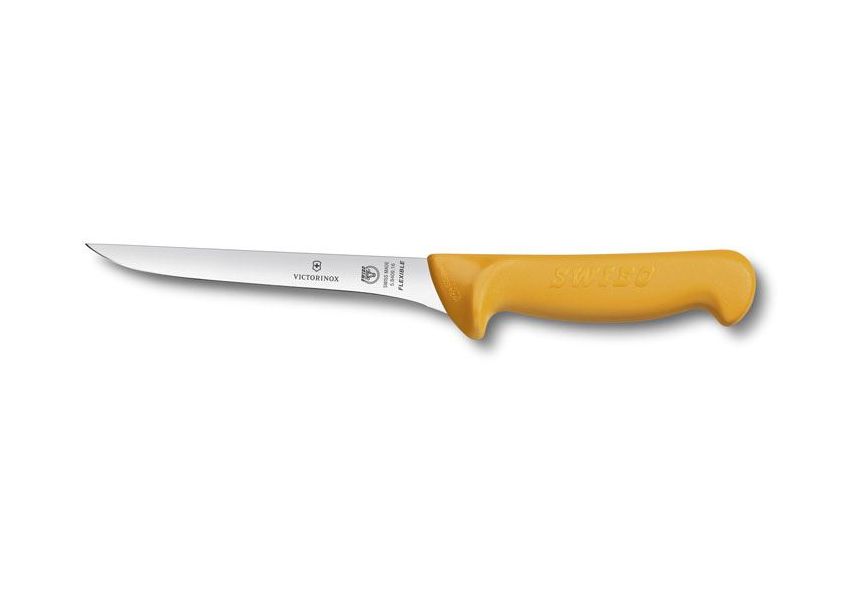 Swibo, vykosťovací nôž v žltej farbe, flexibilný, 16 cm, 5.8409.16