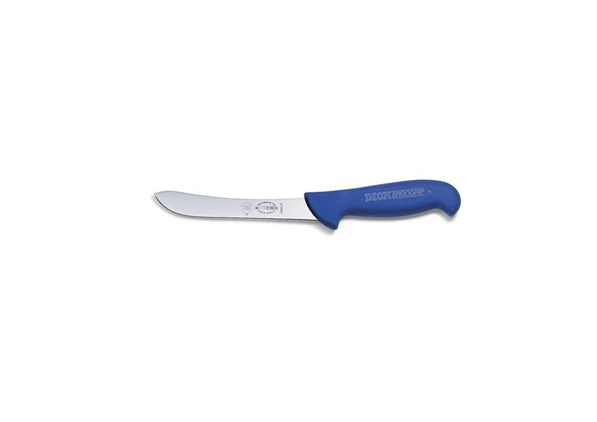 Dick Ergogrip rozrábkový nôž modrý, pevný, mierne zakrivený, 21 cm, 82369-21