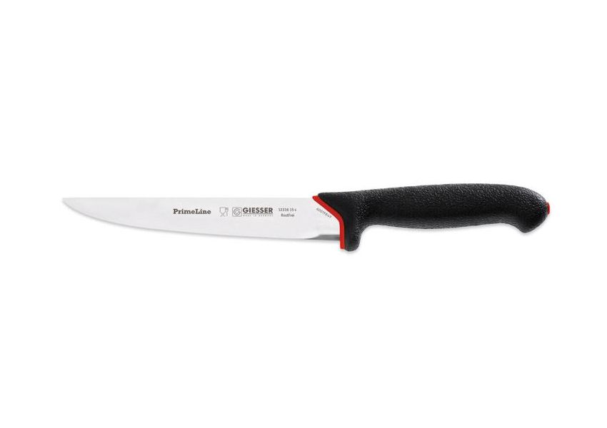 Giesser Primeline, vykrvovací nôž, čierny, 15 cm, 12316-15s