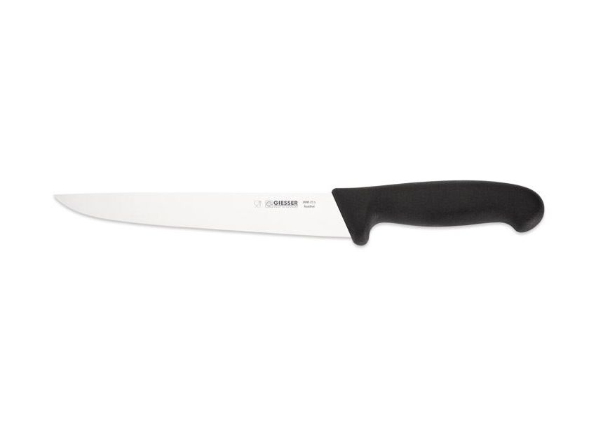 Giesser, Vykrvovací nôž v čiernej farbe 21 cm, 3005-21s