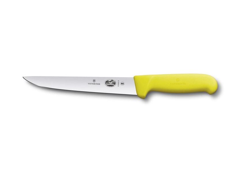 Victorinox Fibrox, vykrvovací nôž, žltý, 18 cm, 5.5508.18