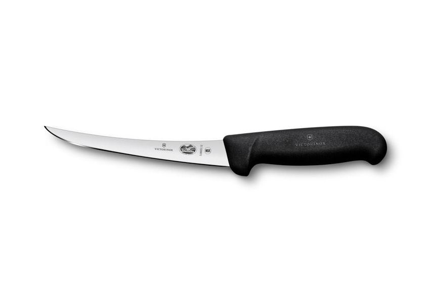 Victorinox, Fibrox, Pevný vykosťovací nôž v čiernej farbe 12 cm, 5.6603.12