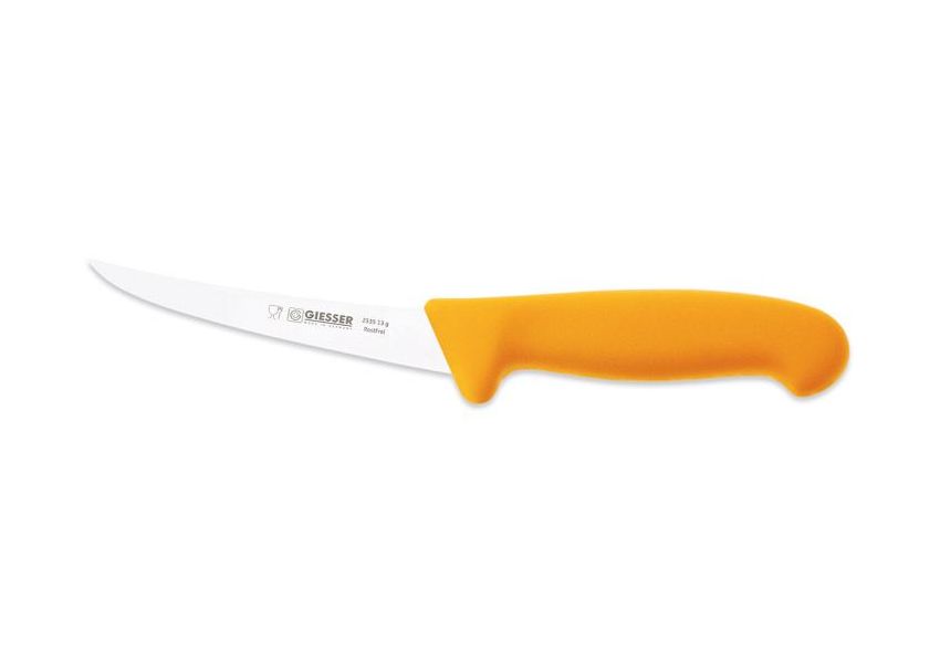 Giesser, Vykosťovacie nože v žltej farbe 13 cm, flexibilný, 2535-13s