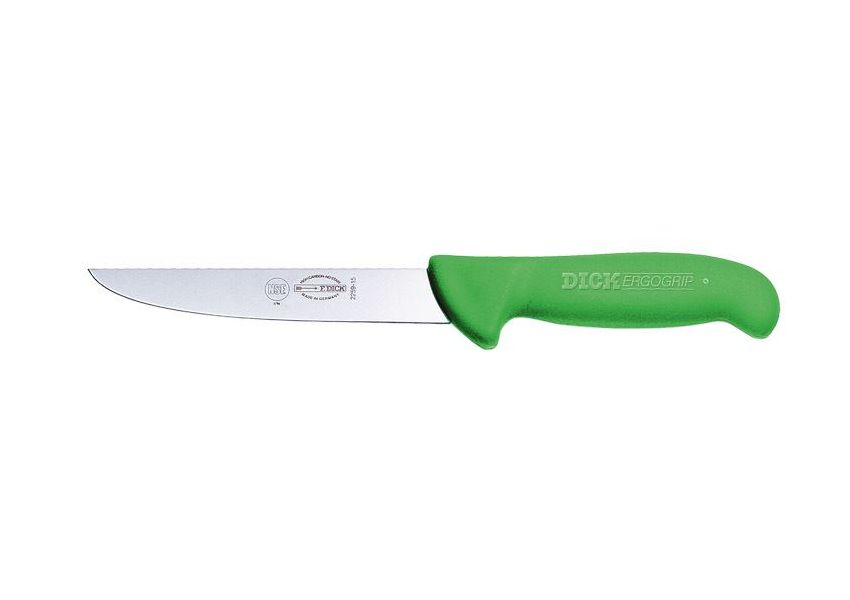 Dick ErgoGrip, vykosťovací nôž zelenej farby, pevný, 15 cm 82259-15