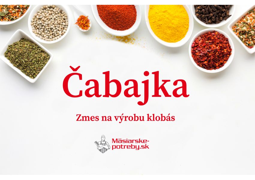Zmes korenín čabajská suchá klobása, balenie 2,55 kg