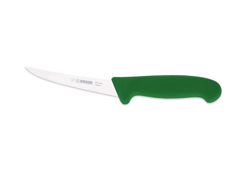 Giesser, vykosťovacie nože v zelenej farbe 13 cm, flexibilný, 2535-13