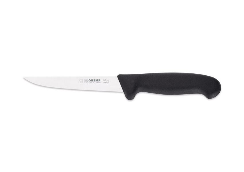 Giesser, vykosťovací nôž v čiernej farbe, 1/2 flexibilný, 14 cm, 3165-14