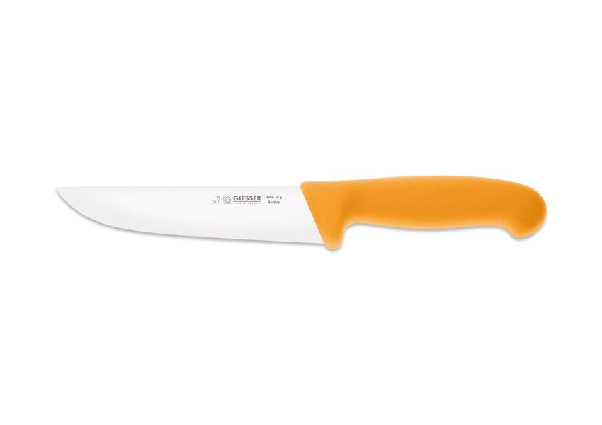Giesser mäsiarsky rovný nôž, oranžový, 16 cm, 4005-16