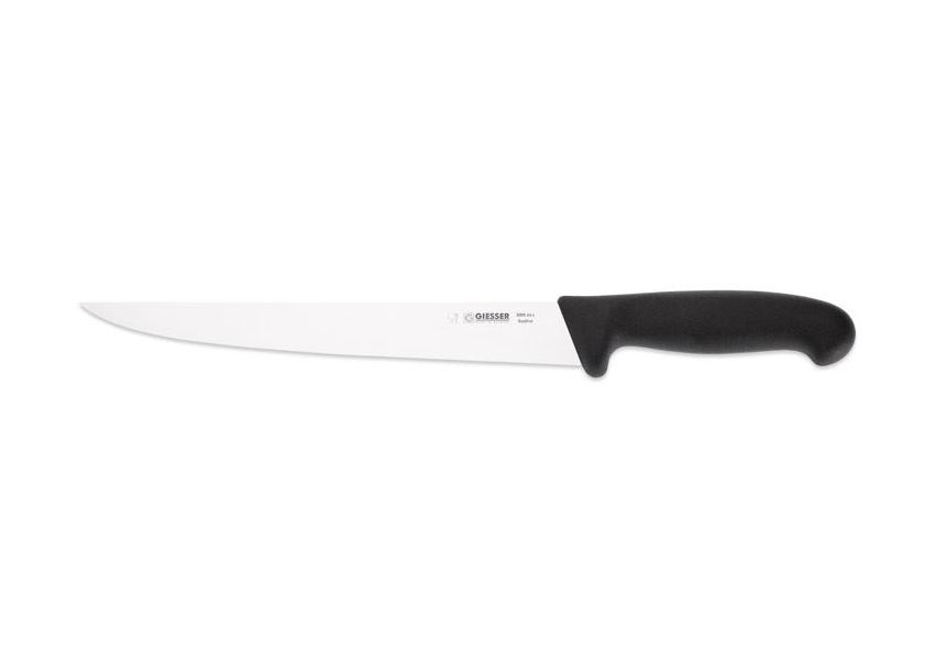 GIESSER, vykrvovací nôž čiernej farby, 24 cm, 3005-24