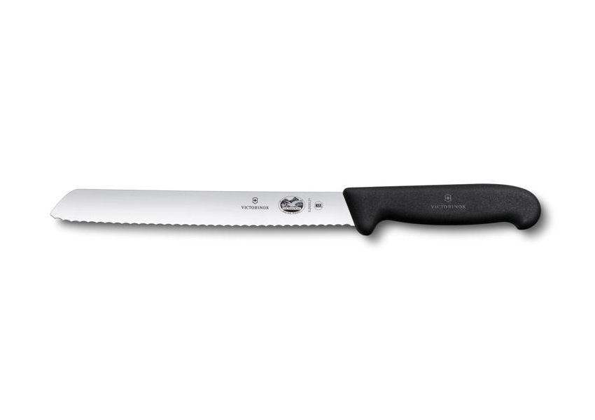 Victorinox, Fibrox, čierny nôž na pečivo, 21 cm, 5.2533-21