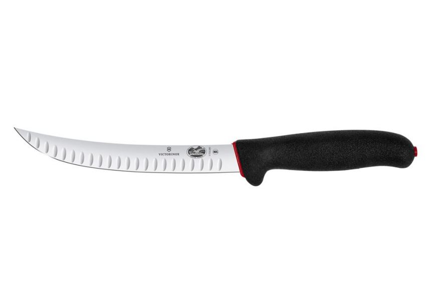 Victorinox Fibrox Dual Grip, Mäsiarský nôž s vrúbkovaním, 20 cm, 5.7223.20D