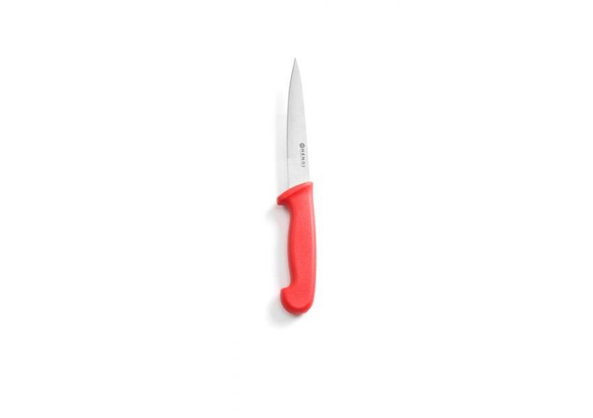 Hendi kuchynský nôž na surové mäso, červený, 15 cm