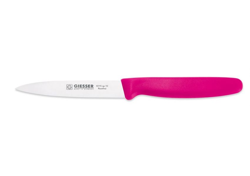 Giesser, nôž na zeleninu 10 cm, ružový