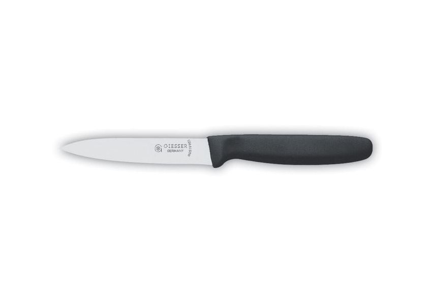 Giesser, nôž na zeleninu, 10 cm, čierny