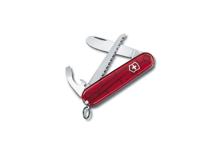 Victorinox vreckový nôž My First - transparentný červený 0.2373.T
