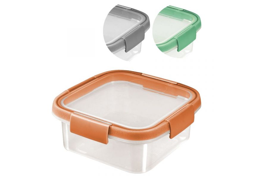 D&oacute;za Curver&reg; 900 ml, mix farieb mint/siv&aacute;/broskyňov&aacute;, 160x160x70 mm