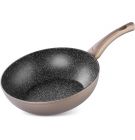 Panvica Wok Coffee Brown Line, 28 cm