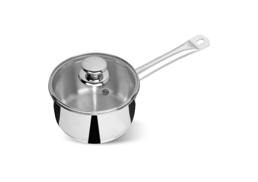 Nerezov&aacute; rajnica Chloe, 18 cm, 2 lit., so sklenenou pokrievkou