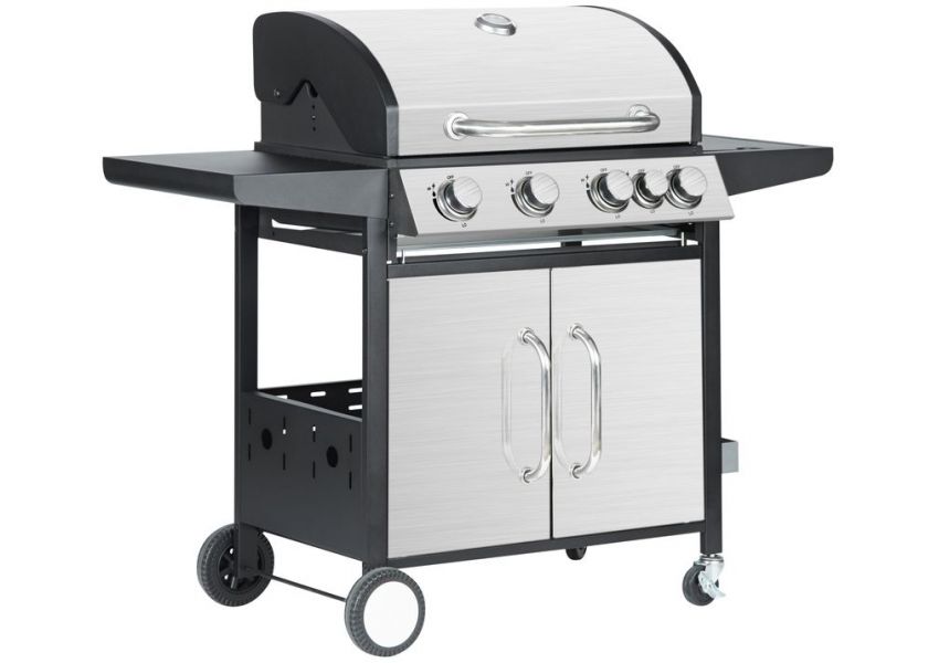 Plynový gril Manresa BBQ, 4+1 horáky