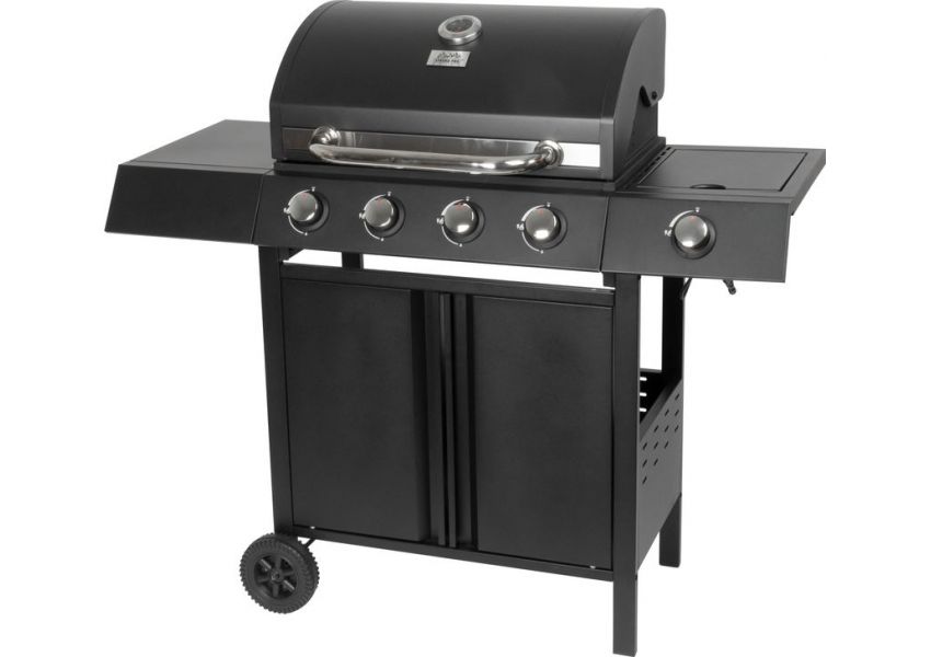 Plynový gril Gordon BBQ, 4+1 horáky