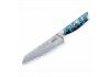 Kuchynský nôž Dellinger Resin Future Blue Santoku, 17 cm