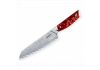 Kuchynský nôž Dellinger Resin Future Red Santoku, 17 cm