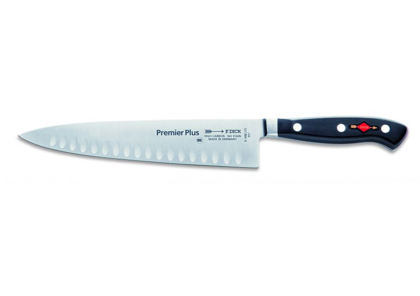 DICK kuch&aacute;rsky n&ocirc;ž japonsk&eacute;ho typu s v&yacute;brusom PremierPlus, 21 cm