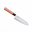 KAI kuchynský nôž Seki Magoroku Red Wood Santoku 17 cm