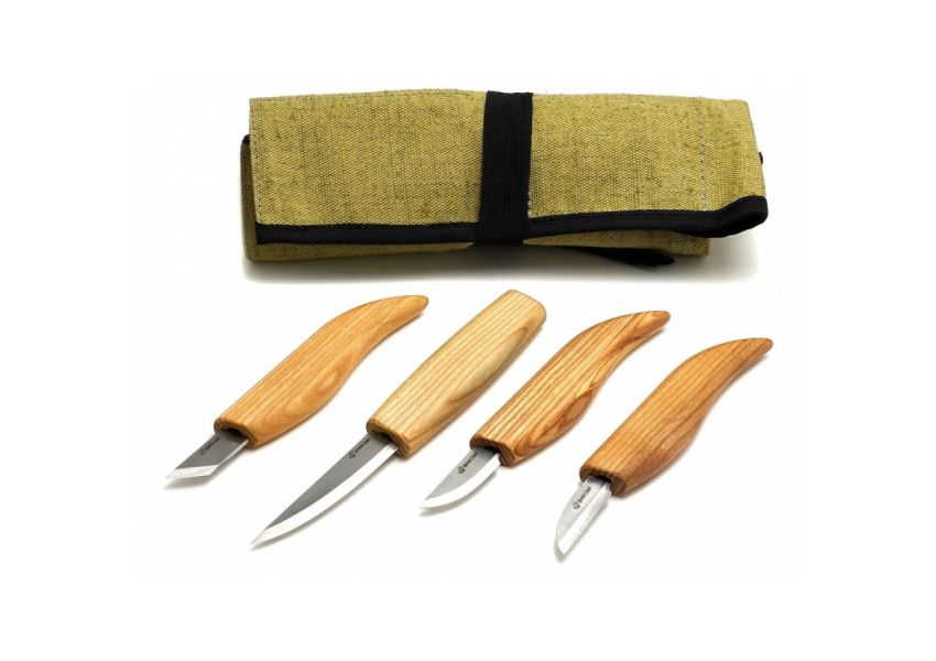 BeaverCraft sada rezb&aacute;rskych nožov S07 Basic Set 4 nože