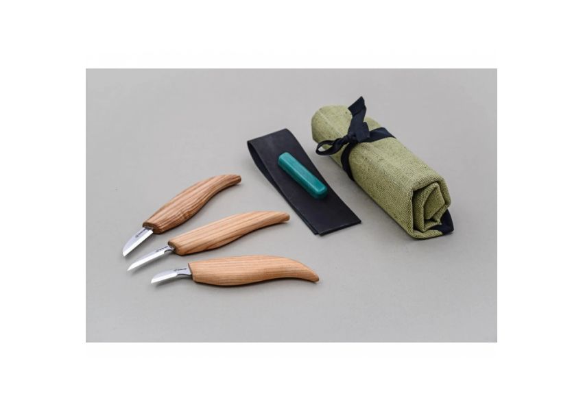 BeaverCraft sada rezb&aacute;rskych nožov Chip Carving S06 3 nože