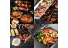 Plynový gril dragon BBQ201, 18,8 kW, strieborný