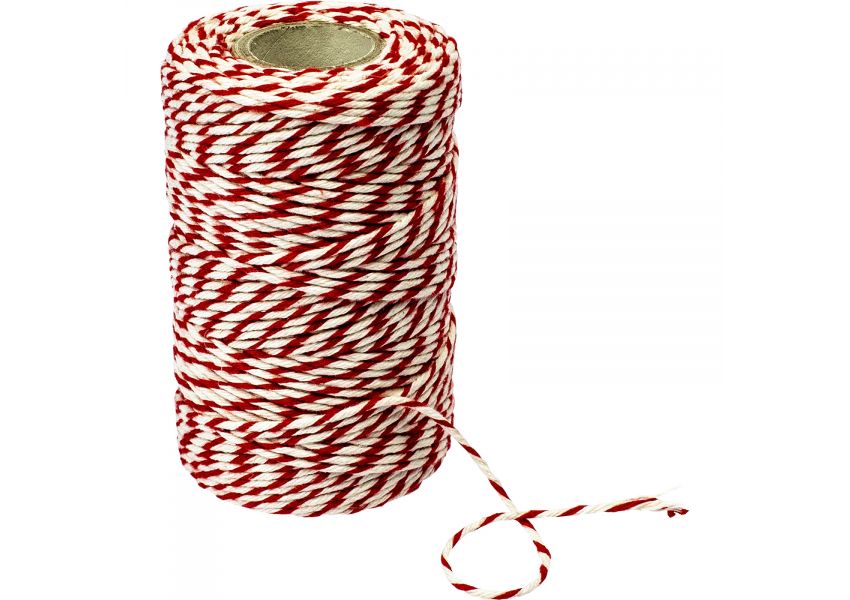 &Scaron;n&uacute;rka na m&auml;so červeno-biela (240&deg;C) 55 m