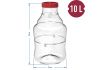 10 l demižón s popruhmi